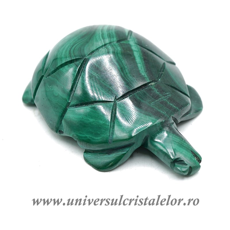 Figurina malachit broasca testoasa