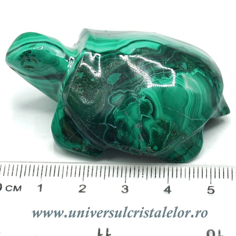 Figurina malachit broasca testoasa