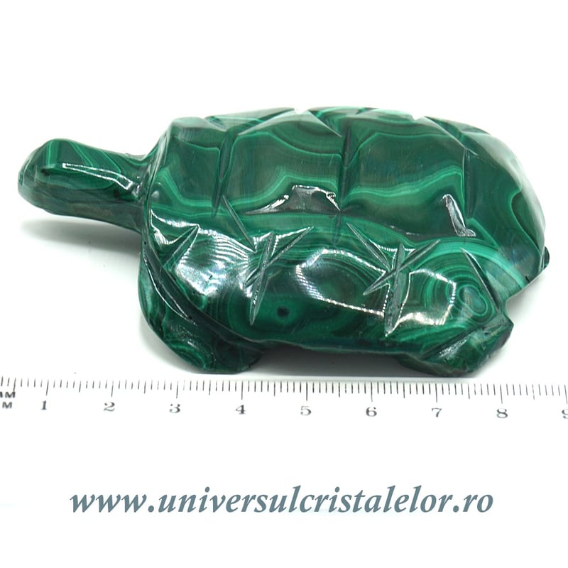 Figurina malachit broasca testoasa