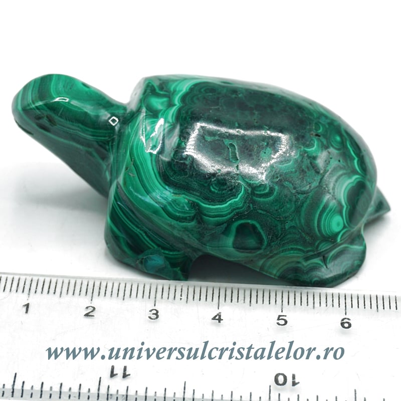 Figurina malachit broasca testoasa