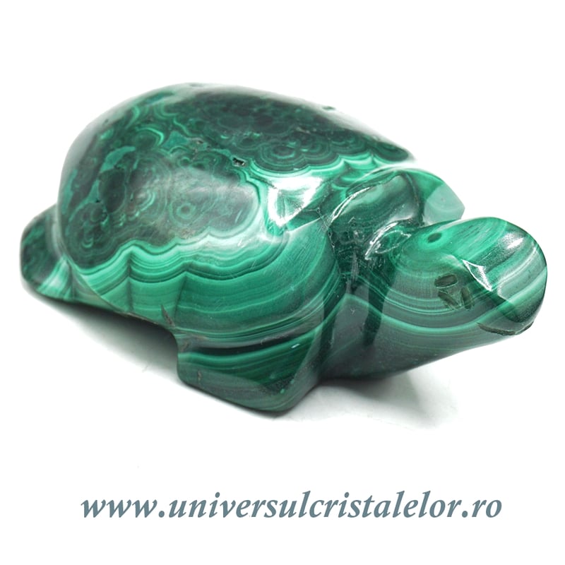 Figurina malachit broasca testoasa
