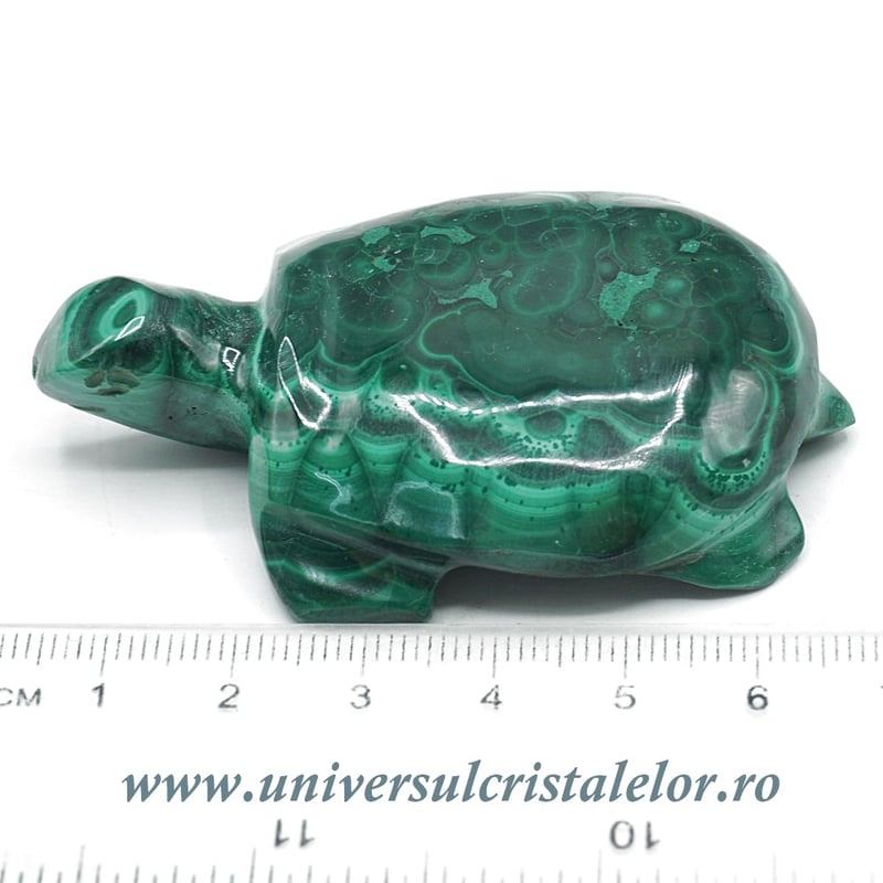 Figurina malachit broasca testoasa