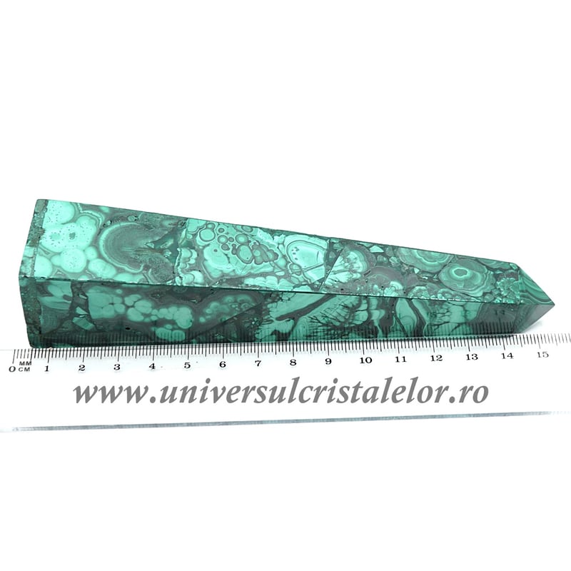 Obelisc malachit unicat m04