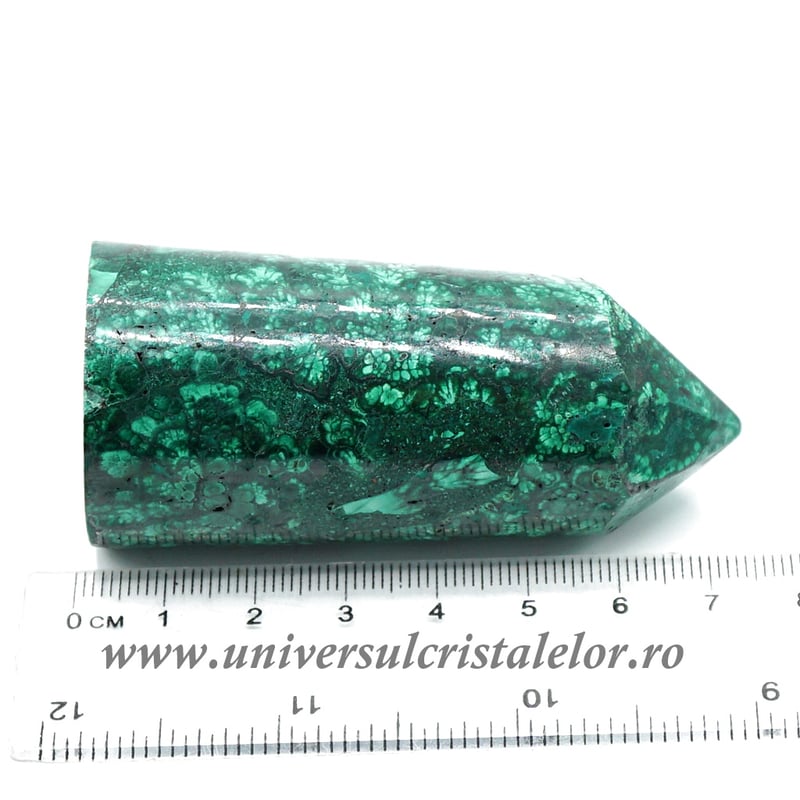 Malachit varf cu baza unicat m01