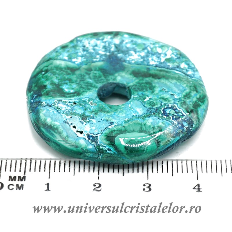 Piatra Pi malachit cu crisocola