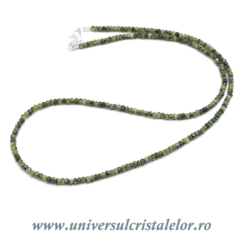 Colier jad ( nefrit ) fatetat