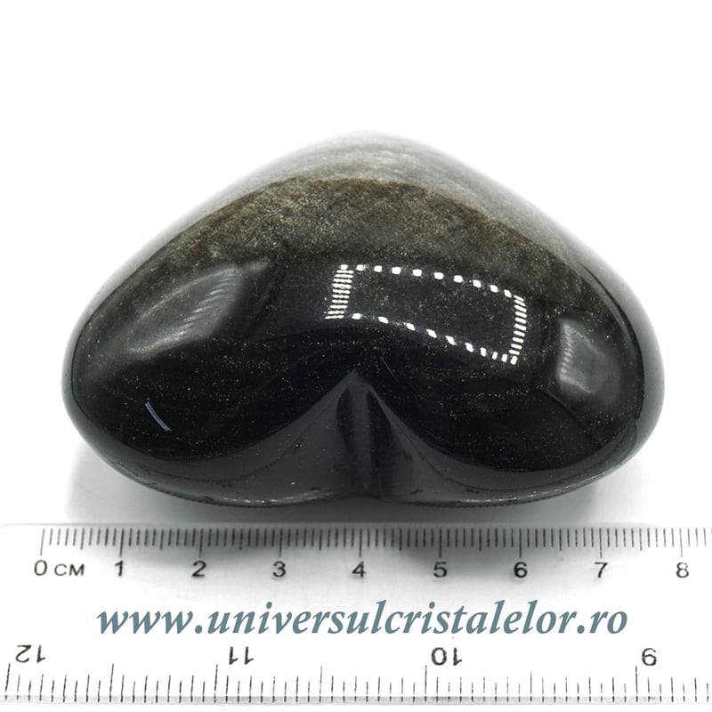 Inima obsidian auriu