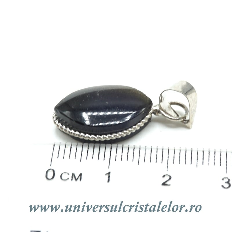 Pandantiv obsidian auriu