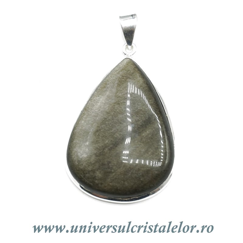 Pandantiv obsidian auriu