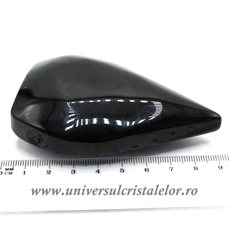 Obsidian curcubeu sculptura flacara m4