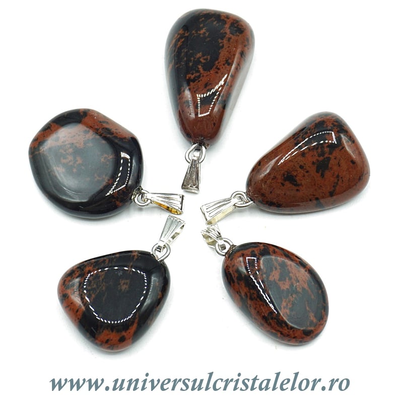 Pandantiv obsidian mahon