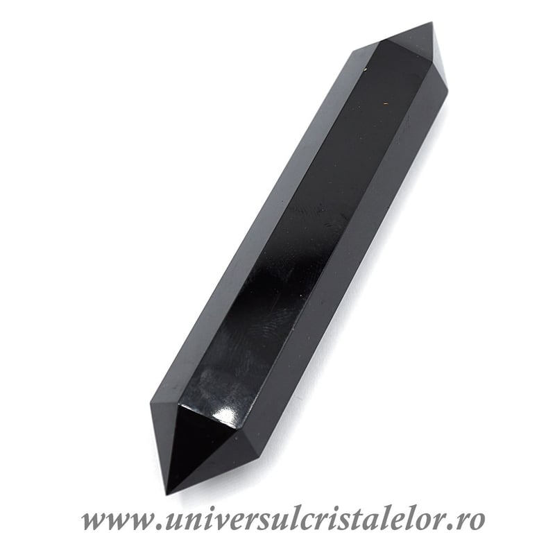 Bagheta dublu varf obsidian negru m06
