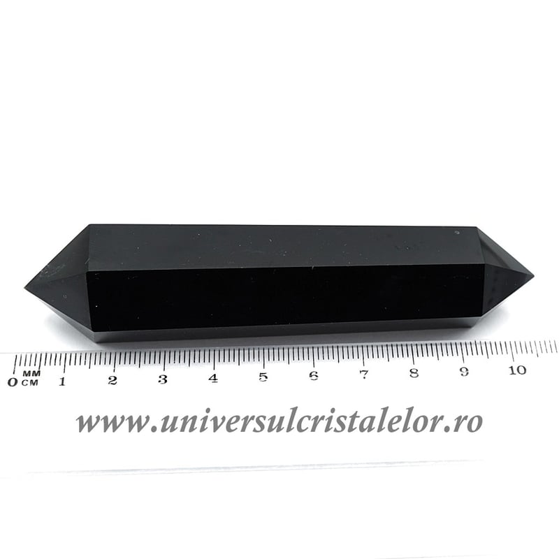 Bagheta dublu varf obsidian negru m03