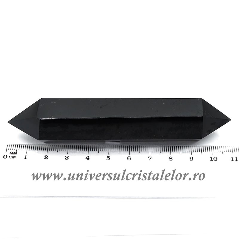 Bagheta dublu varf obsidian negru m05