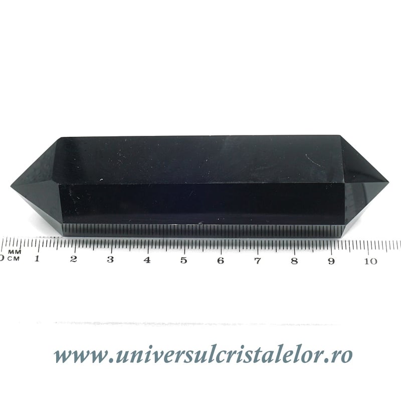 Bagheta dublu varf obsidian negru