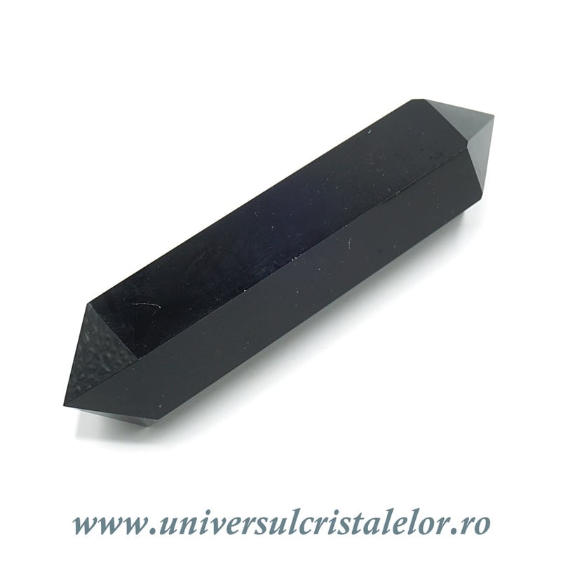 Bagheta dublu varf obsidian negru