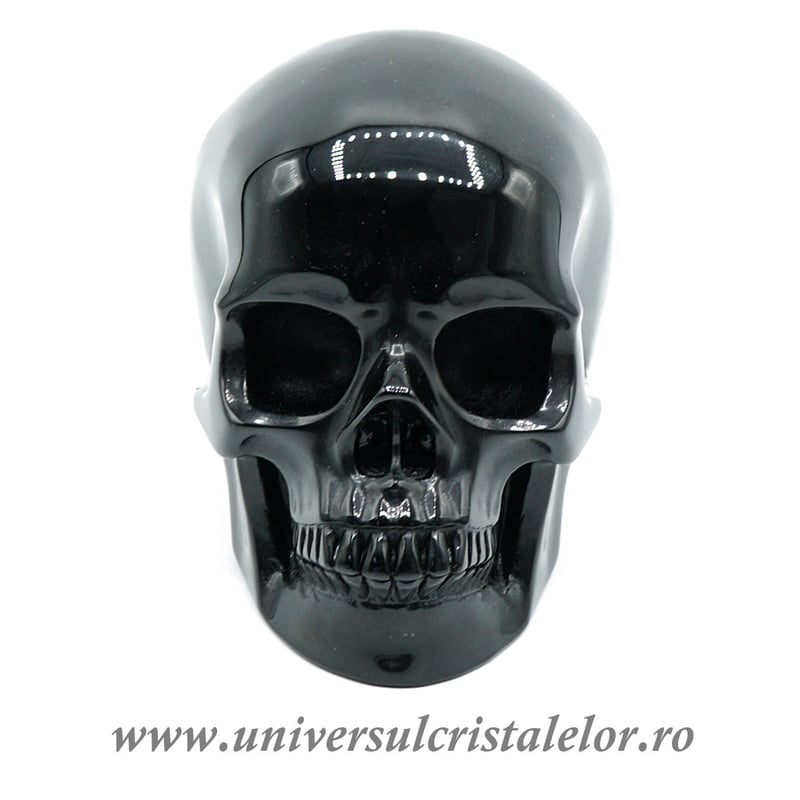 Craniu obsidian negru m1