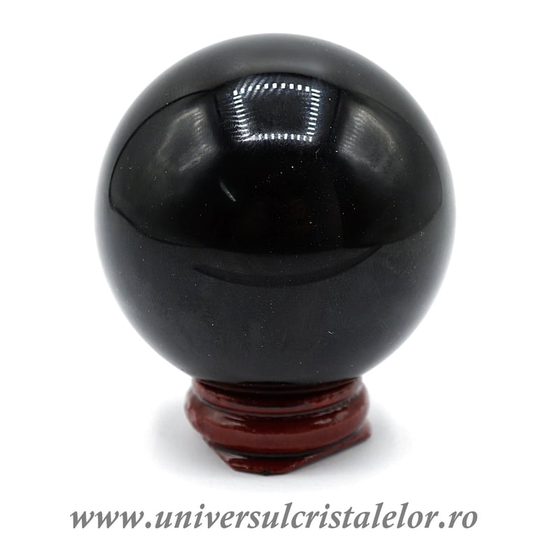 Sfera obsidian negru m5