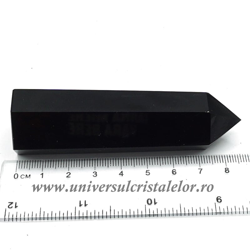 Obsidian negru varf cu baza