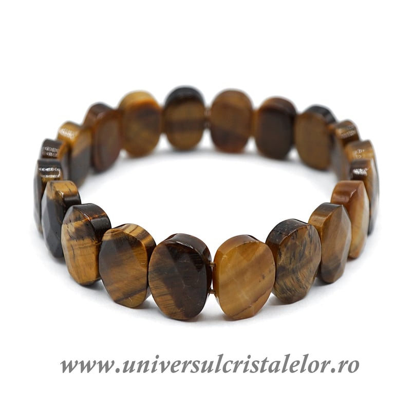 Bratara ochi de tigru fatetat