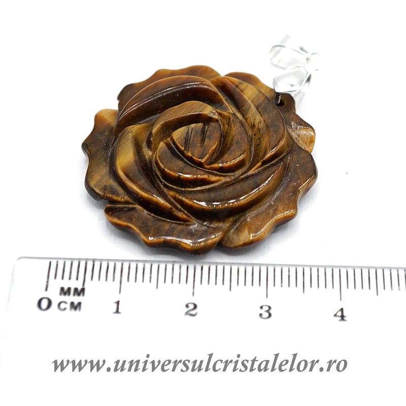 Pandantiv ochi de tigru floare