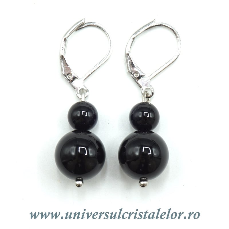 Cercei onix rotund-10mm m03