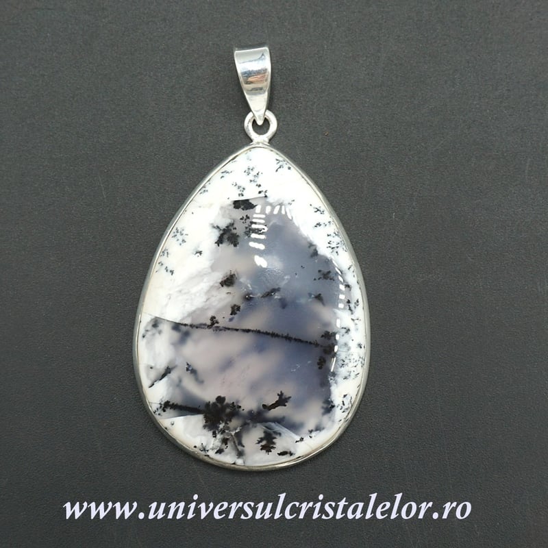 Pandantiv opal dendritic ( merlinit )