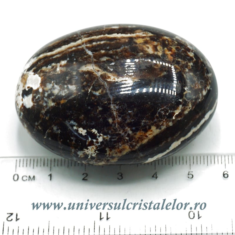 Opal negru (cappuccino) polisat