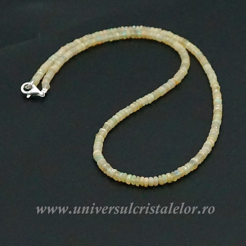Colier opal nobil de Etiopia 4 mm