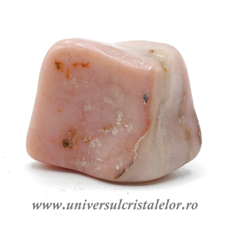 Opal roz piatra rulata