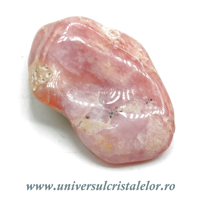 Opal roz piatra rulata