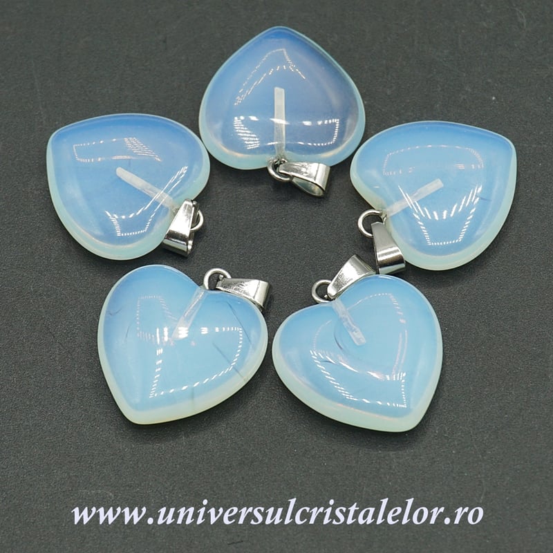 Pandantiv opalit inima