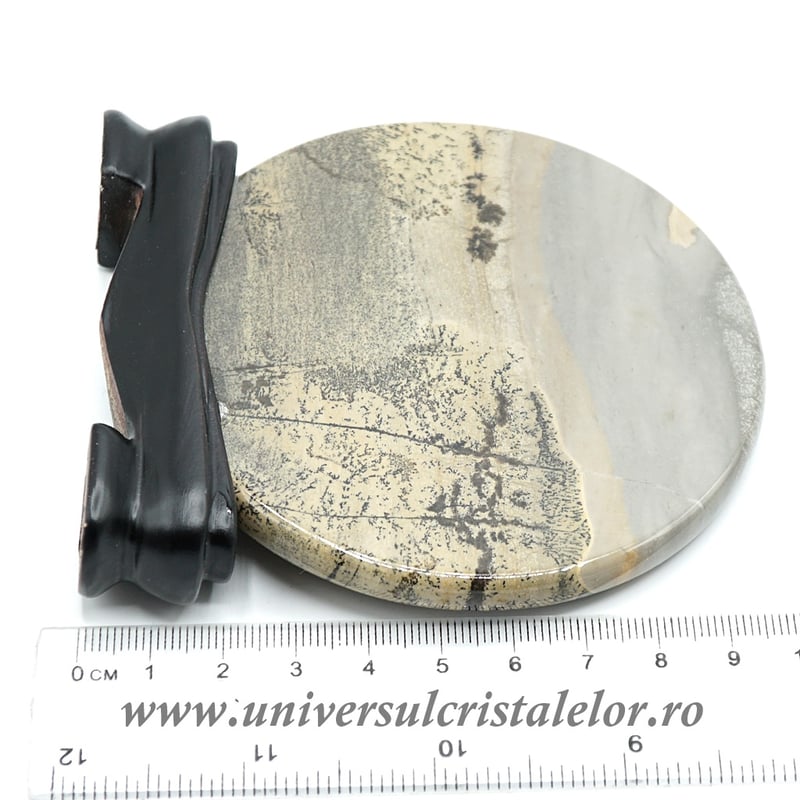 Piatra peisaj placa slefuita pe suport de lemn m3