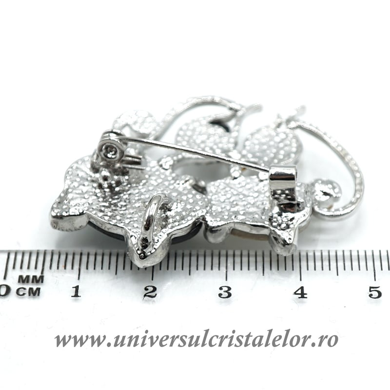 Brosa pandantiv abalone - pisica