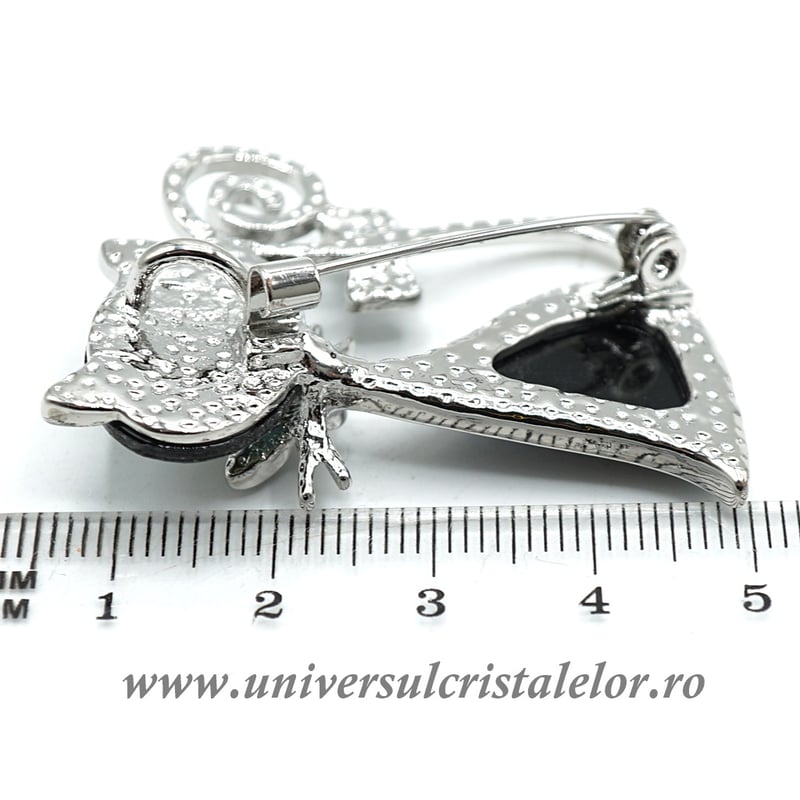 Brosa pandantiv abalone - pisica