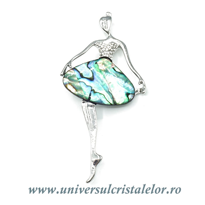 Brosa pandantiv balerina