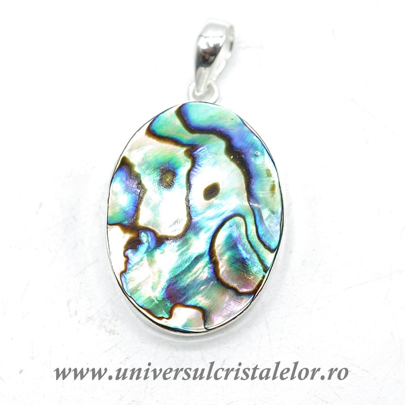 Pandantiv scoica paua unicat m01