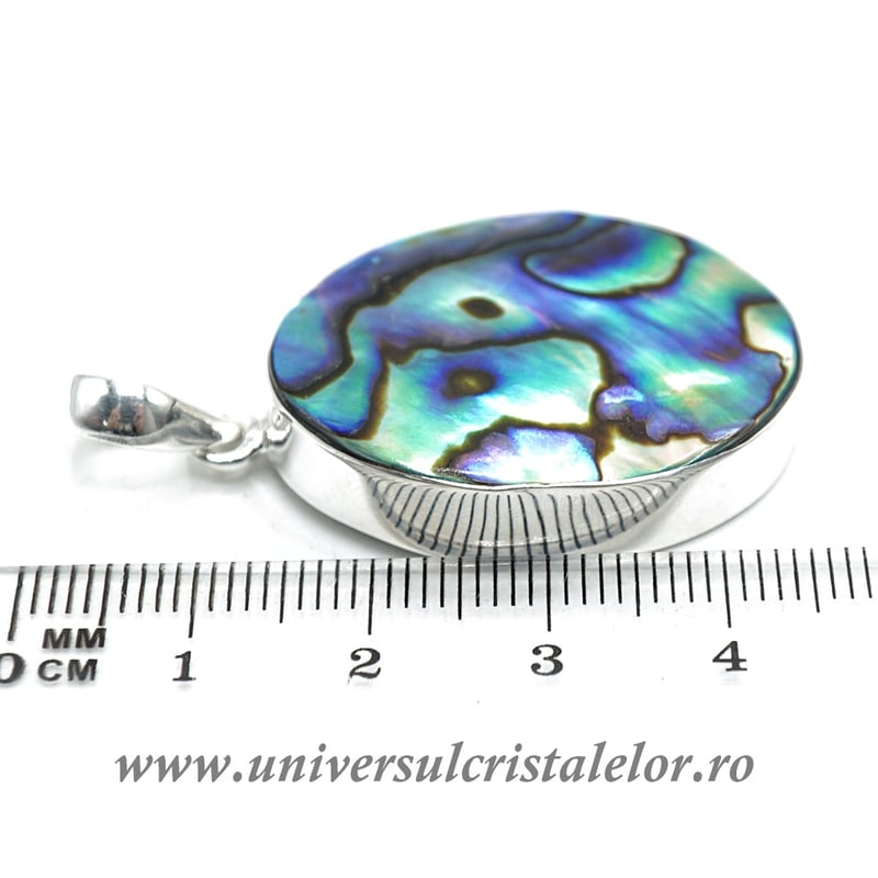 Pandantiv scoica paua unicat m01