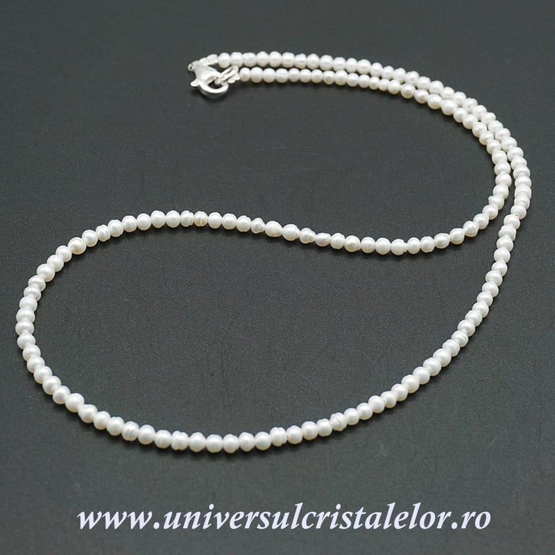 Set perle bratara , colier si cutie -2,8 - 3mm