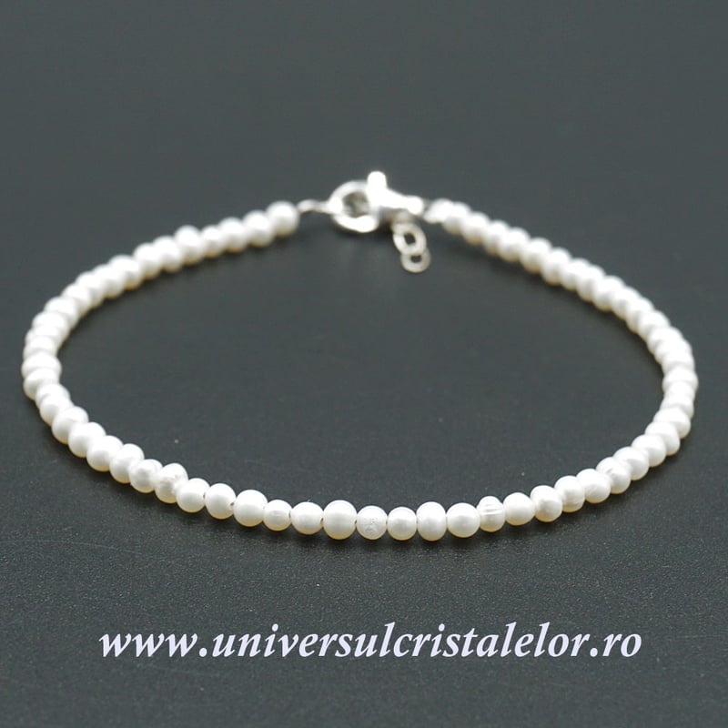 Set perle bratara , colier si cutie -2,8 - 3mm