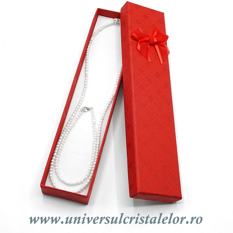 Set perle bratara , colier si cutie -2,8 - 3mm