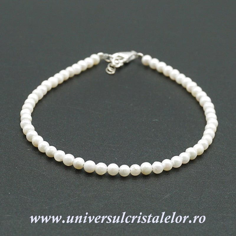 Set perle bratara , colier si cutie - 3mm