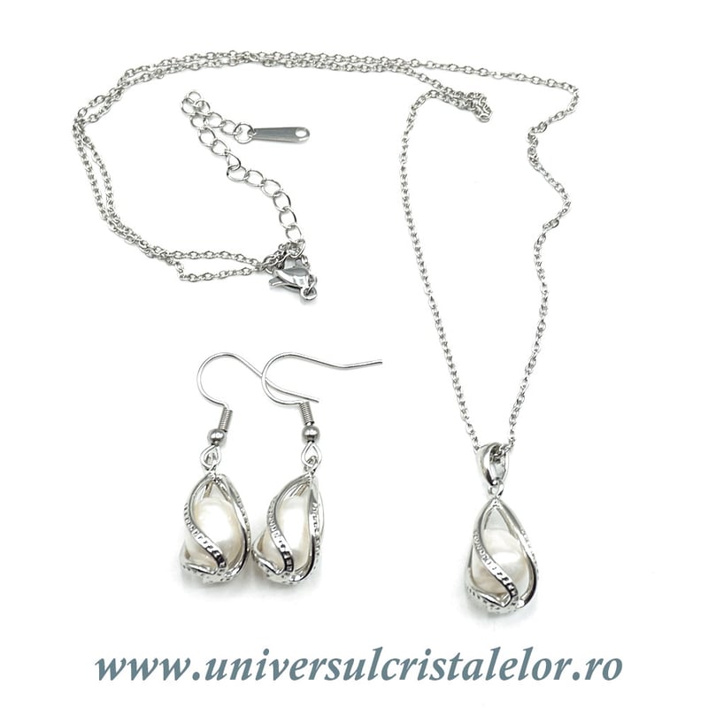 Set bijuterii perle m1