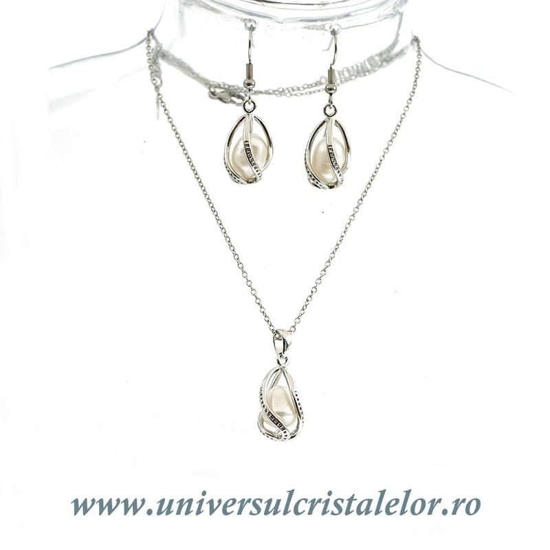 Set bijuterii perle m1