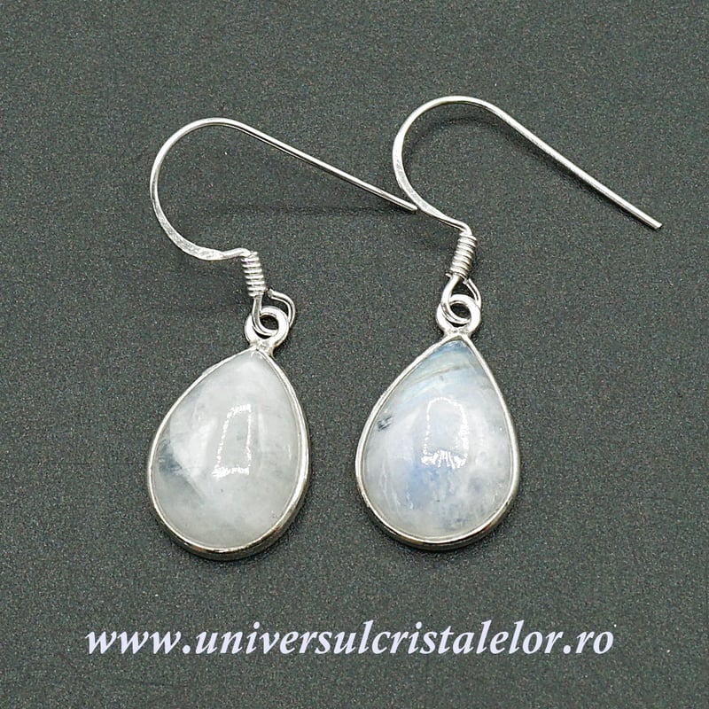Cercei piatra lunii lacrima