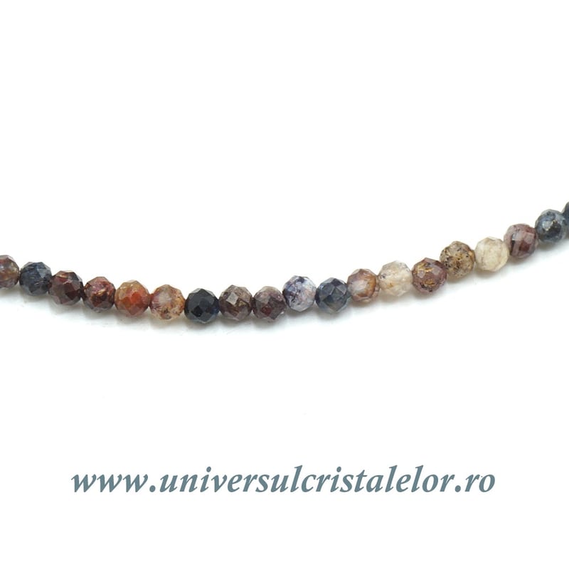 Colier pietersit rotund fatetat - 2,8mm