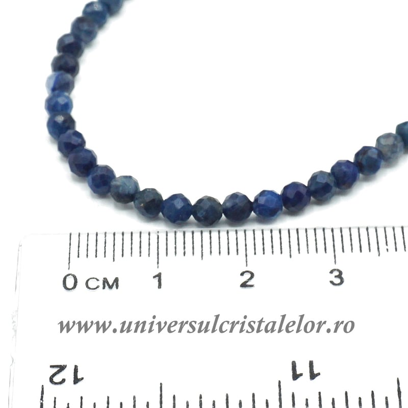 Colier pietersit rotund fatetat - 3.5 mm