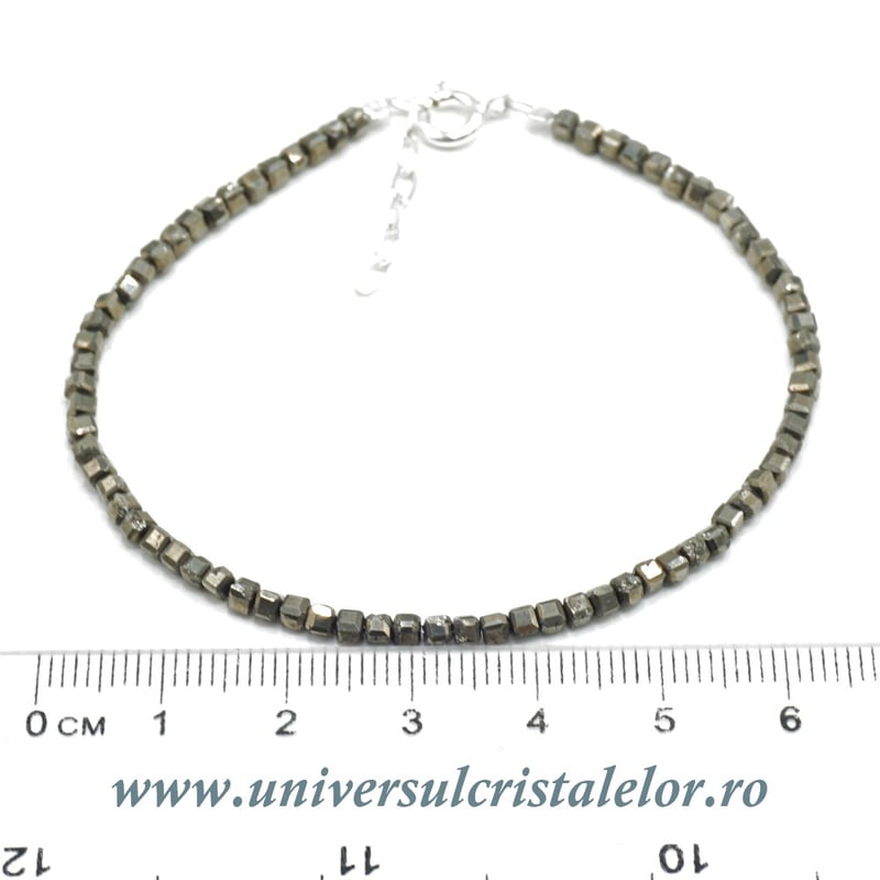 Bratara pirita cub fatetat - 2.5 mm