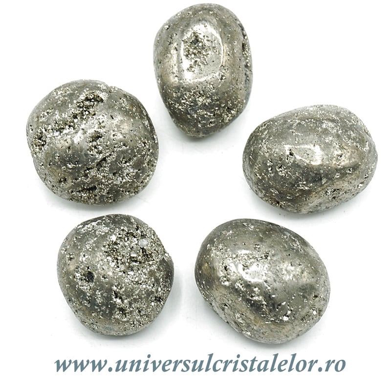 Pirita piatra rulata