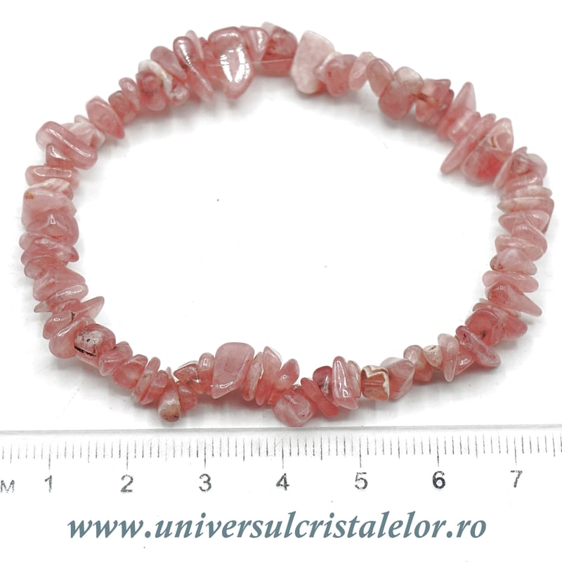 Bratara rodocrozit chipsuri